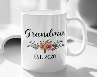 Grandma Mug, New Grandma Gift, Grandmother Mug, Pregnancy Announcement Mug, Grandma to Be Gift, Grandma Birthday, Gift for Grandma