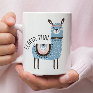 LIama Mug, Funny Mug, Llama Coffee Mug, Best Friend Gift, Llama Gifts, Gift For Her, Llama Lover, Llama Mia, Christmas Gift for Her