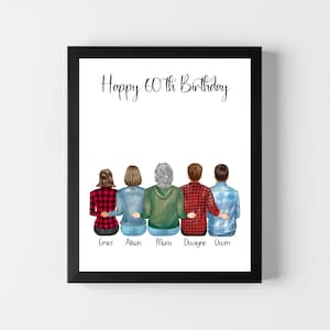 Alles Gute zum 60. Geburtstagsgeschenk, personalisierte Mutter Geburtstagsgeschenk, 60. Geburtstagsgeschenke für Mama, 60. Geburtstag Geschenkideen, Geburtstagsgeschenke für Mama