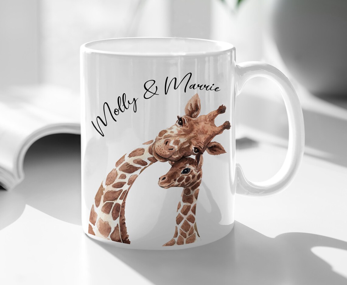 Personalized Giraffe Mug Giraffe Gifts Giraffe Gift for Her | Etsy