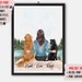 Custom Dog Mom Print, Dog Mom Gift, Best Dog Mom, Gift for Dog Mom, Dog Lover Print, Dog Portrait, Personalized Dog Gifts, Dog Mom Print 