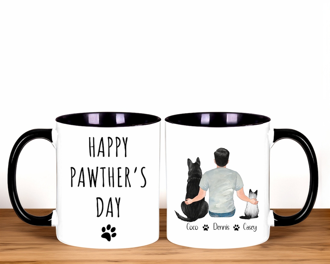 Dog Dad Mug - Personalized Photo Mug For Father's Day Dog Lovers Gift