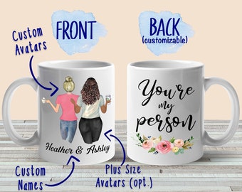 Bester Freund Geschenk, Geschenk für den besten Freund, personalisiertes Geschenk, Geschenk für sie, bester Freund Becher, Geschenk für den Freund, Geschenk für die Schwester