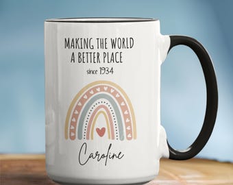 16 oz microwavable coffee mug 16 oz Porcelain Coffee Mugs – Set of 4 Large Cups for Coffee, Latte, T –  Mega Brown Box main image 1