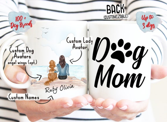 Etsy personalized dog mug deals