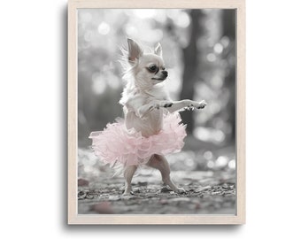 Funny Chihuahua Print, Chihuahua Wall Art, Chihuahua Gifts, Chihuahua, Chihuahua Decor, Chihuahua Photo, Whimsical Animals, Digital Download