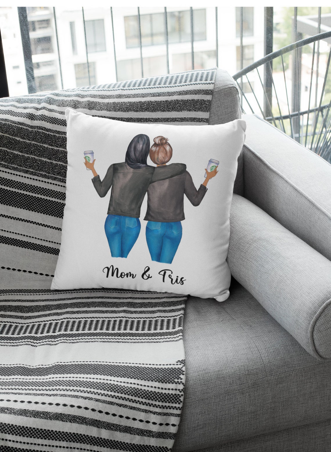 Mothers Day Personalized Pillow Mother Daughter Gift Mom Etsy New Zealand