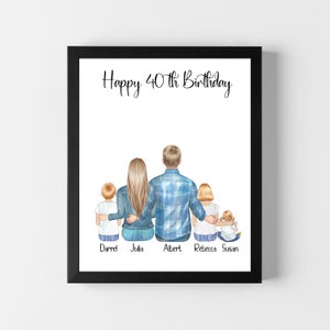 Cadeau joyeux 40e anniversaire, cadeau d'anniversaire personnalisé pour papa, cadeaux 40e anniversaire pour papa, idées cadeaux 40e anniversaire, cadeaux d'anniversaire pour papa