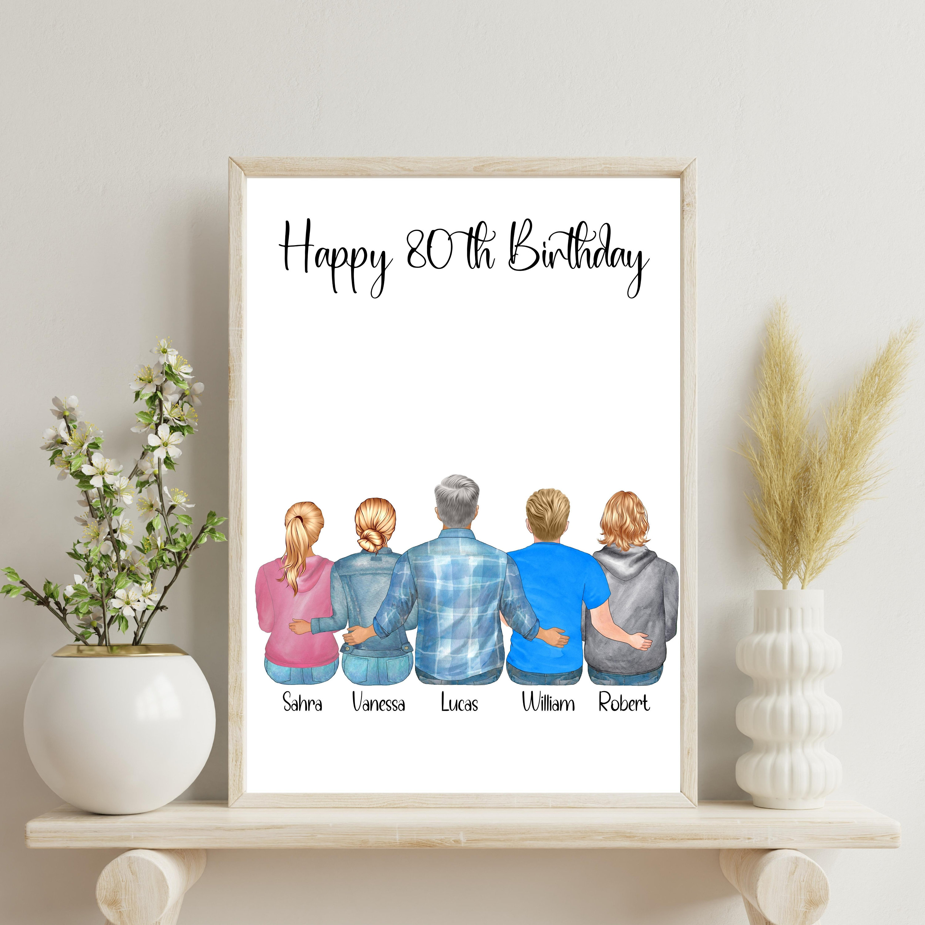 80th Birthday Gift Personalised - 1945 Day You Were Born