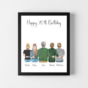 Alles Gute zum 70. Geburtstagsgeschenk, personalisiertes Vater Geburtstagsgeschenk, 70. Geburtstagsgeschenke für Vati, 70. Geburtstag Geschenkideen, Geburtstagsgeschenke für Vati