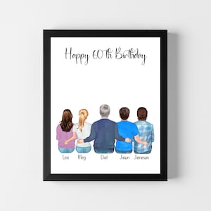 Happy 60th Birthday Gift, Personalized Dad Birthday Gift, 60th Birthday Gifts for Dad, 60th Birthday Gift ideas, Custom Dad Birthday Gift