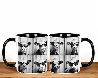 Cow Coffee Mug, Cow Mug, Cow Gifts, Cow Lover Gift, Cow Gifts for Her, Cow Mom