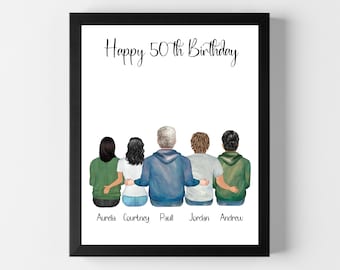Alles Gute zum 50. Geburtstagsgeschenk, personalisiertes Vater Geburtstagsgeschenk, 50. Geburtstagsgeschenke für Papa, 50. Geburtstag Geschenkideen, Vater Geburtstagsgeschenk