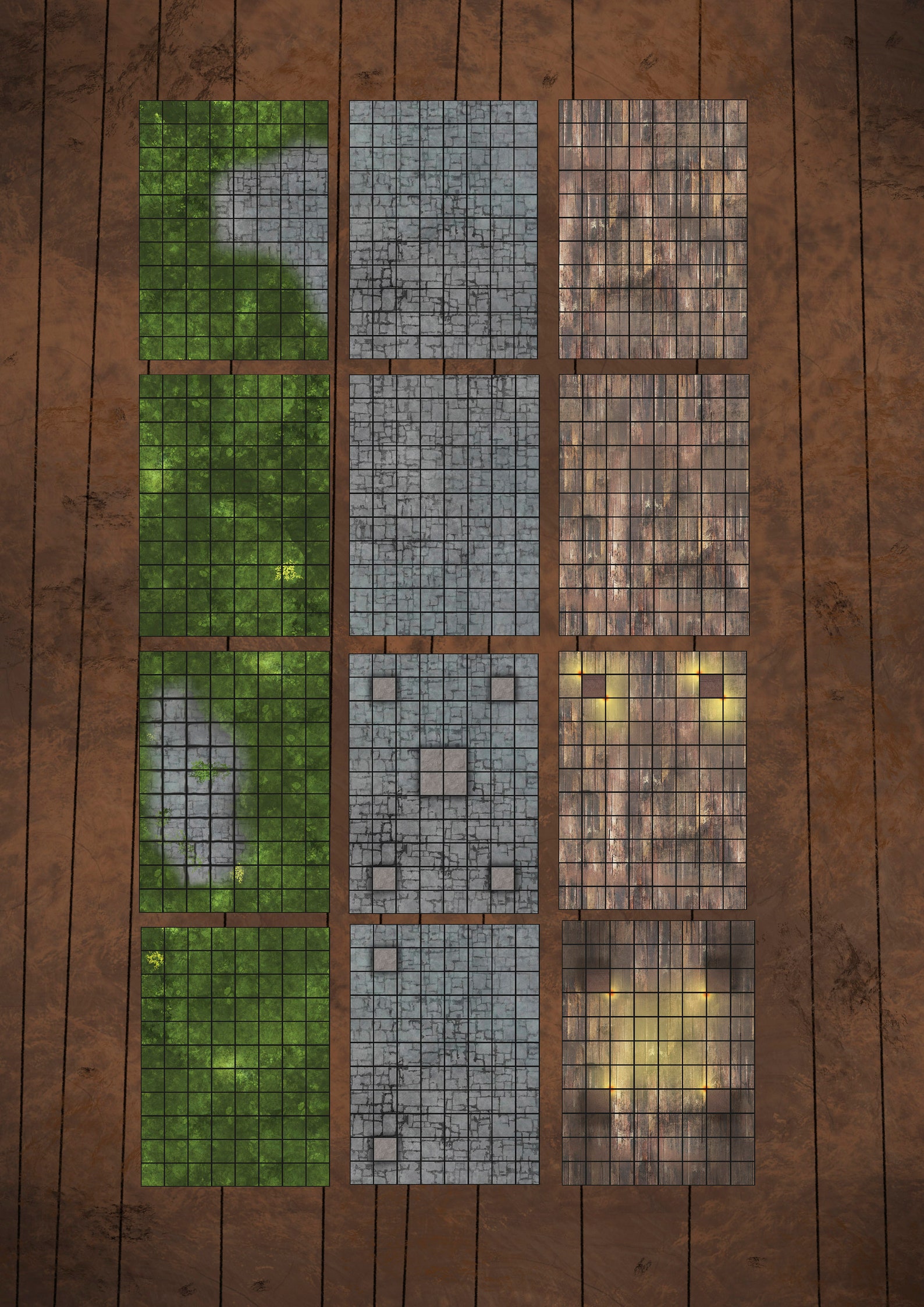 12 Dnd Battle Mats Pack Etsy