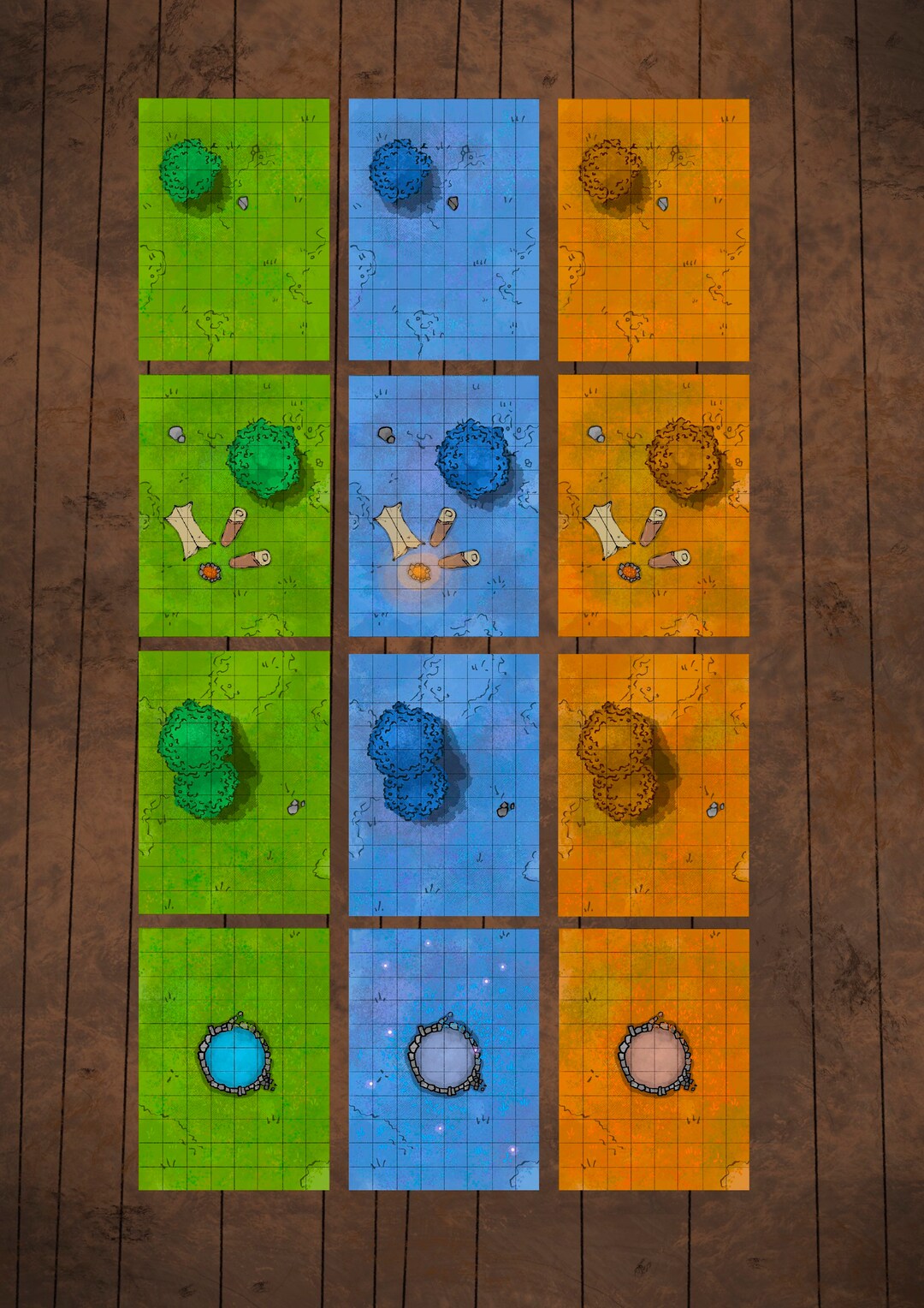 12 Dnd Battle Mats Pack Vol. 4 - Etsy
