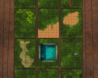 12 DnD Battle Mats pack vol. 2