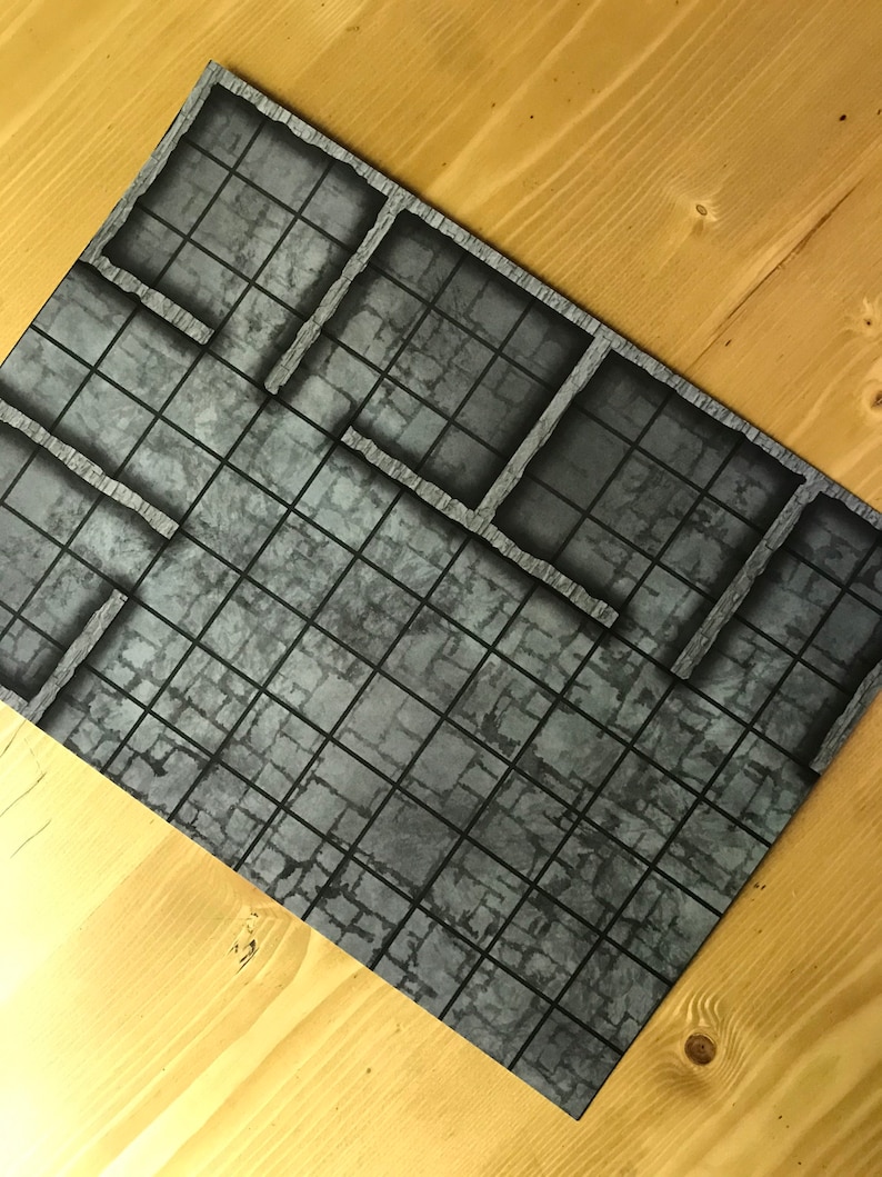 Dnd 12 Dungeon Battle Mats Pack Etsy