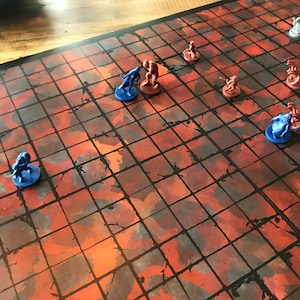 DnD Battle Grid Mat Pack of 5 Battle Mats