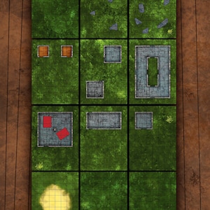 12 DnD Forest maps pack 3 Roll20 version included