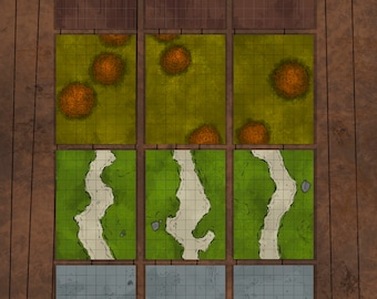 12 DnD Battle Mats pack vol. 3
