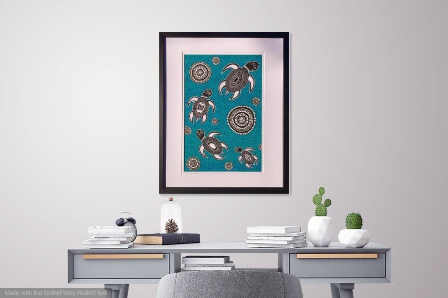 Family of Turtles - PRINT - Etsy