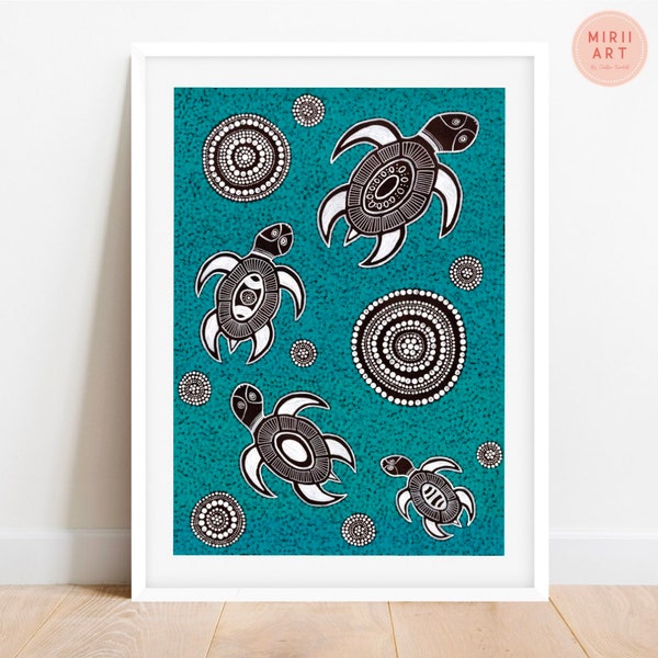 Family of Turtles - PRINT