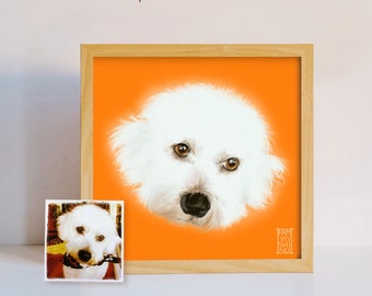 Custom Pet Portrait, Pet Portrait, Custom Pet Painting, Pet Art, Gift Art, Unique Gift, Pet Portrait Custom, Dog Portrait, Pet Painting Gift