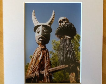 Disneyland Adventureland Masks photograph