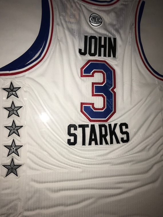 john starks signed jersey