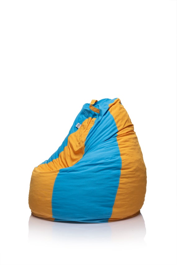 Round Chair Bean Chair Pouf Chair Outdoor Pouf Chair Pouf Etsy