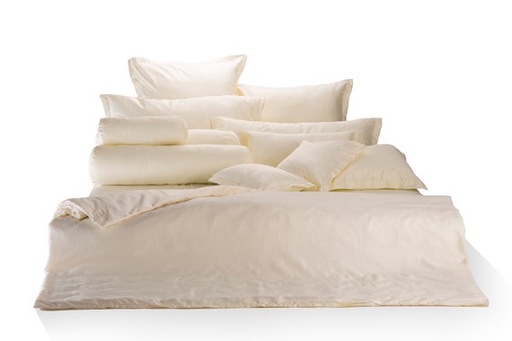 Five Pieces Bed Set Bedroom Furniture Cotton Linen Bed Etsy