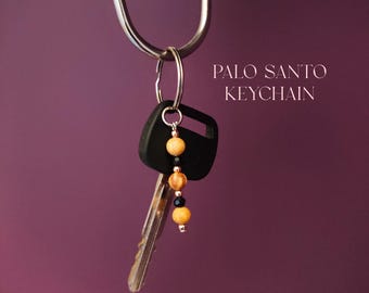 Brelok Palo Santo: Oczyszczający kryształ, etyczne drewno