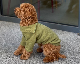 Dog Sweater, Warm Dog Sweater, Dog Sweatshirt, Dog Knitted, Dog Shirt, Dog Clothing, Dog coat, Dog hoodie, Dog coat hood, Warm dog hoodie
