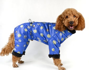 Dog Coat, Dog jacket, Dog winter coat, Dog warm coat, Dog Warm Clothes, Dog snowsuit, Dog Full Body Suit, Overalls for dogs, Dog clothes