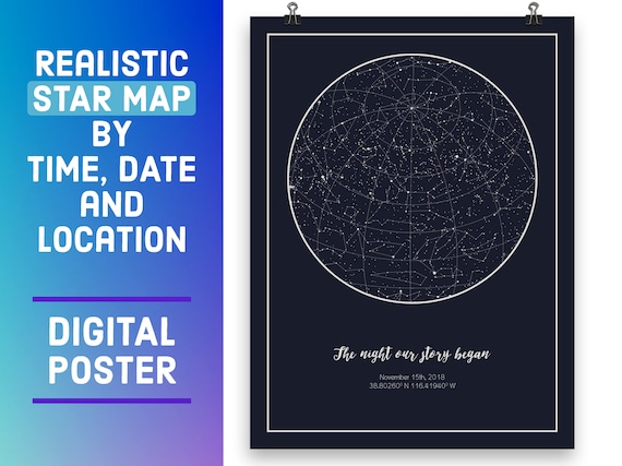 Time and date night sky best sale