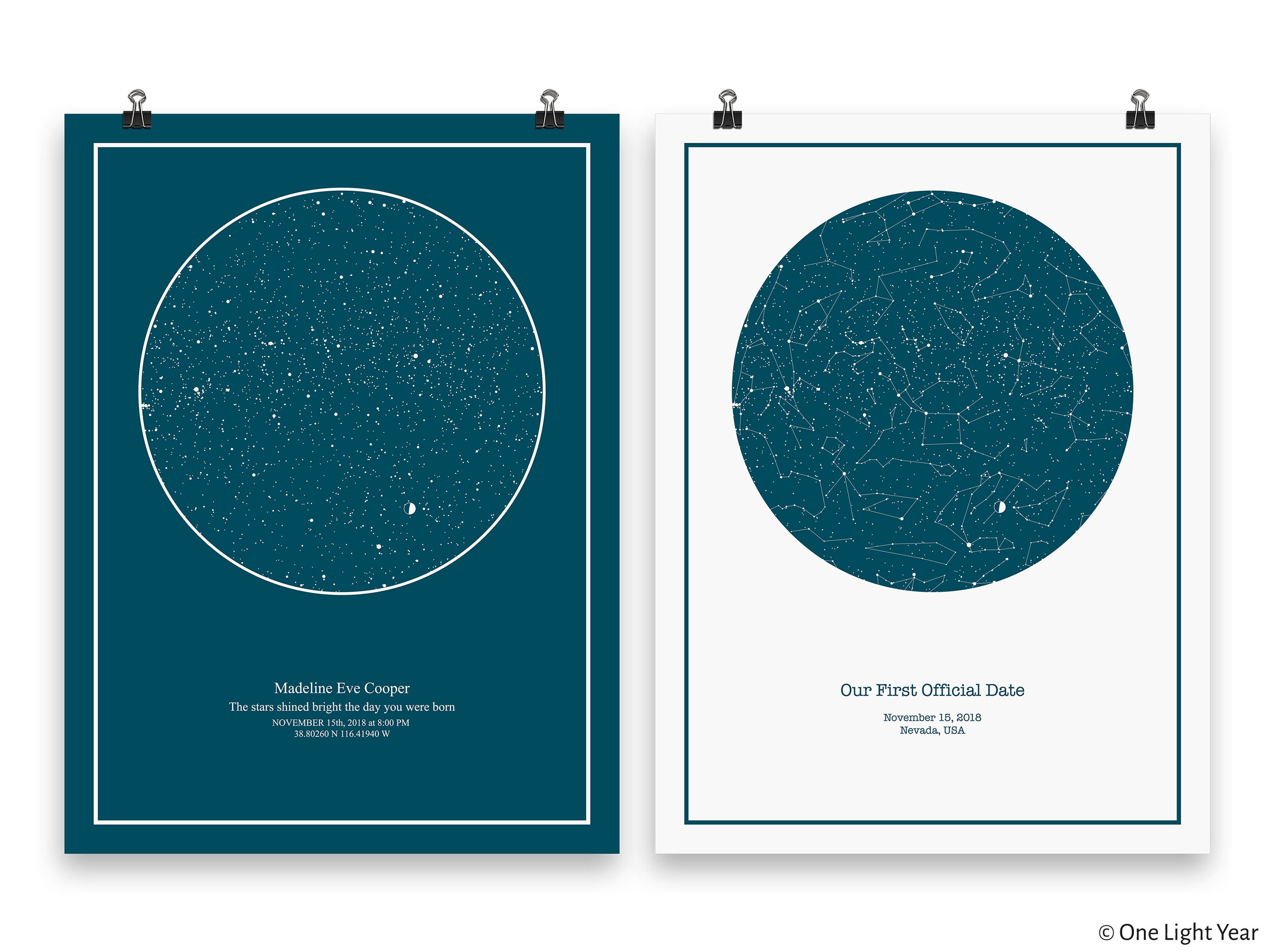 Star Chart Star Chart, Night Sky Map DIGITAL DOWNLOAD - Star Map Print, Framed ...