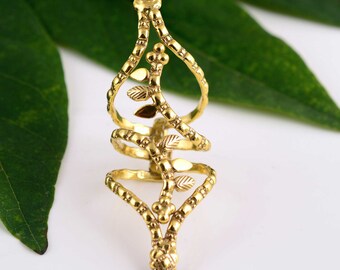 Anillo férula para dedos con artritis, anillo de cuello de cisne, soporte para dedos con hiperextensión, anillo férula EDS, soporte para la articulación PIP, regalo de soporte para nudillos hecho a mano