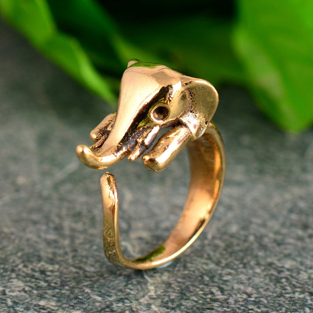 Gold Elephant Ring, 14k Layered & Bonded Gold Elephant Ring, High Quality  Ring, for Women, Teens, Girls, Lifetime Replacement Guarantee - Etsy
