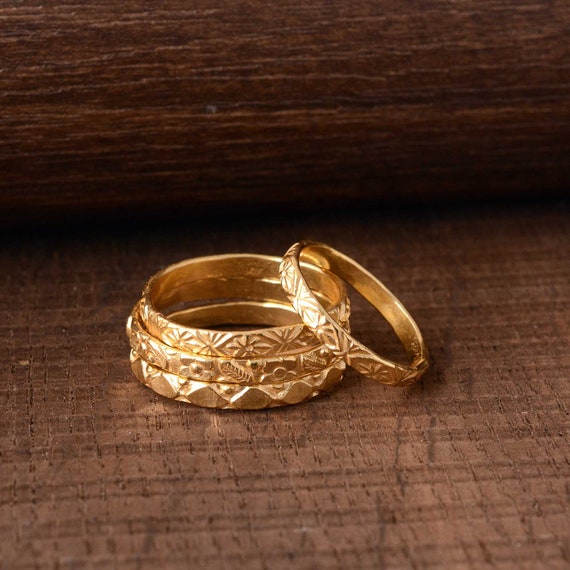 Thin Stackable Brass Rings Brass Rings Stackable Rings Brass Ring Hammered Ring Brass Band Arthritis Ring Brass Jewelry dainty Ring Etsy UK
