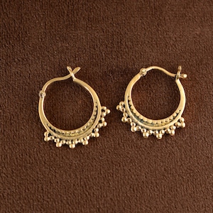 Minimalist Triple Band Ear Cuff Earrings, Chunky Open Hoop Earrings, 18K Gold Triple Hoop Earrings, Thick Multiple Hoops, Modern Earrings
