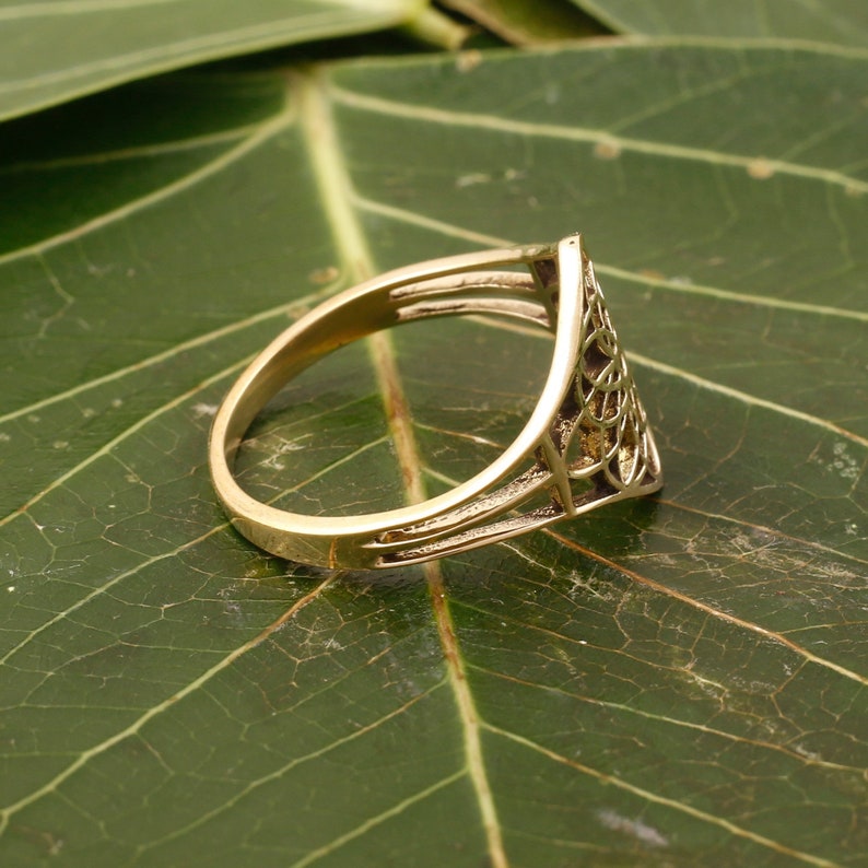 Flower of Life Ring Seed of Life Mandala Ring Sacred Etsy