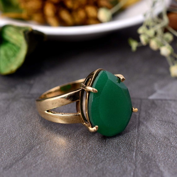 【１着でも送料無料】 GAGAN ring stone greenonyx アクセサリー