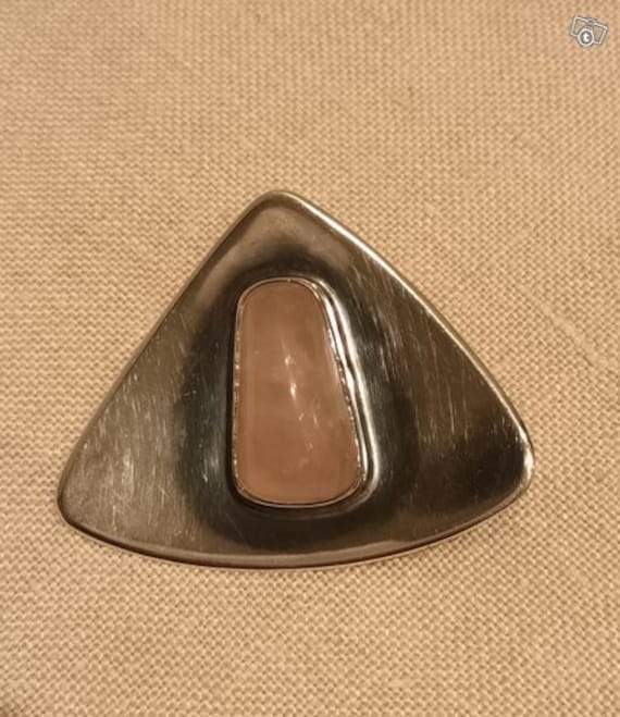 60s silver brooch Helge Narsakka Finland - image 1