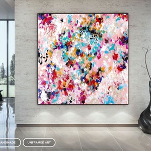 Abstract Acrylic Painting - Modern Art, Abstract Canvas Art, Oil Paintings On Canvas, Modern Decor, Original Art, Abstract Painting, lac637