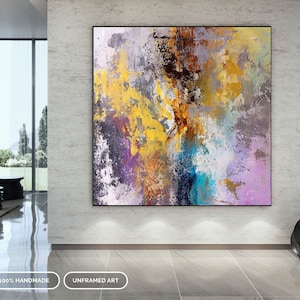 Extra Large Wall Art Palette Knife Artwork Original Painting,painting ...