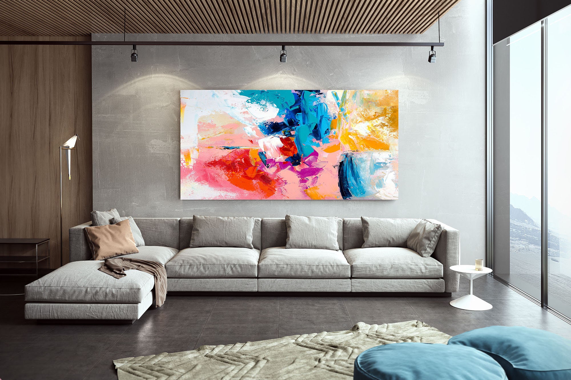 Canvas Painting for Living Room, Extra Large Wall Art Painting, Modern –  Paintingforhome