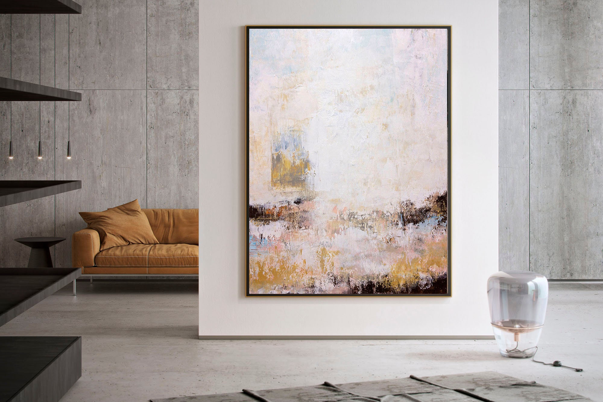 Large Modern Wall Art PaintingLarge Abstract Painting on | Etsy