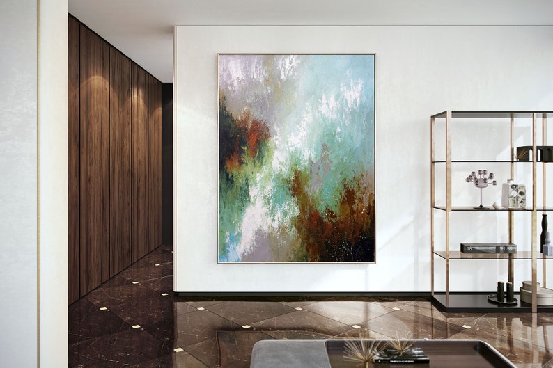 Large Abstract Painting,Modern abstract painting,bright painting art,knife oil painting,abstract painting,acrylic textured DAc007