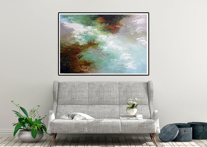 Large Abstract Painting,Modern abstract painting,bright painting art,knife oil painting,abstract painting,acrylic textured DAc007