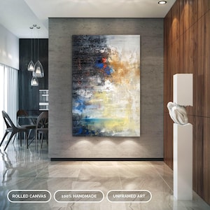 Large Abstract Painting,Large Abstract Painting on Canvas,painting for home,xl abstract painting,large oil art BNC036